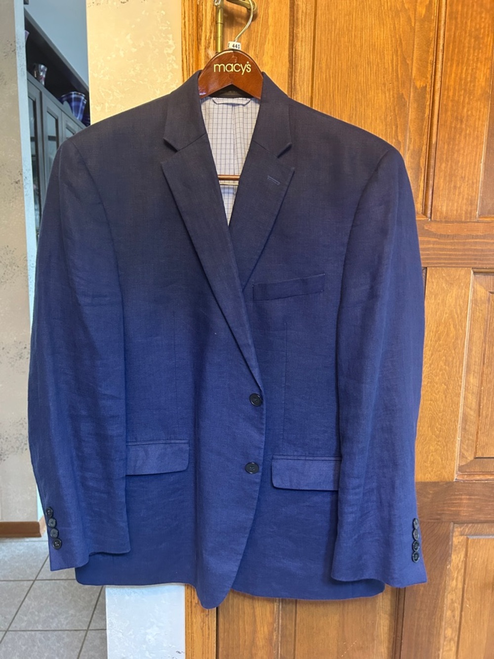 Ralph Lauren  Navy Blue Men's Sport Coat - Two-Button Blazer